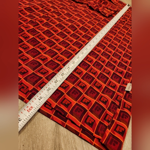 Vintage Fubu All Over Print Button Up Shirt Mens Size Large VTG 90s - Picture 8 of 9